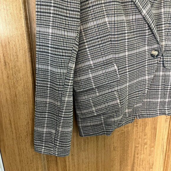 Anthropologie | Maeve Collegiate Plaid Knit Blazer | - Picture 8 of 10